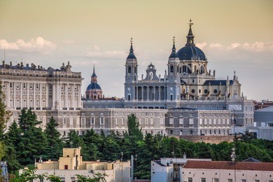 catedral de la almudena de madrid,spain