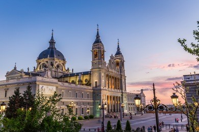 catedral de la almudena de madrid,spain