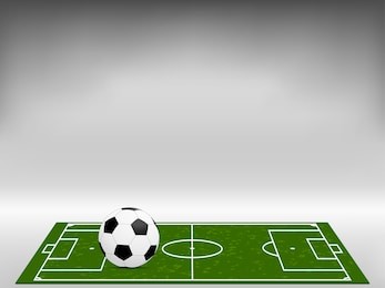 visual drawing football and football field or soccer field with light black and white background for vector illustration