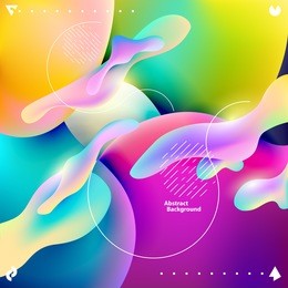 plastic colorful shapes. abstract background