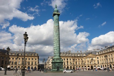 on the place vendome in paris