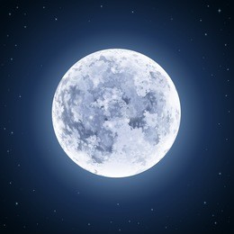 detailed full moon illustration, layered eps 10 file contains transparency.