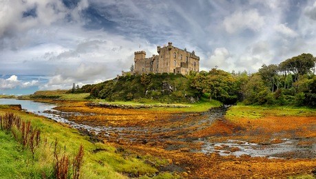 medieval fortress dunvegan castle (isle of skye, scotland)