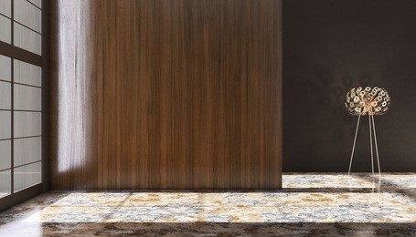 modern bright interiors. 3d rendering illustration