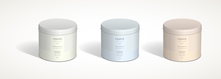 tin container packaging design illustration