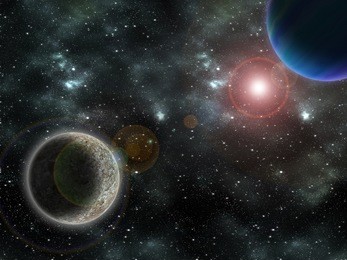 galaxy stars in the universe outside earth abstract graphic design wallpaper card.