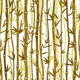 seamless pattern with bamboo plants and leaves.high-resolution seamless texture
