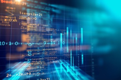 programming code abstract technology background of software developer and  computer script