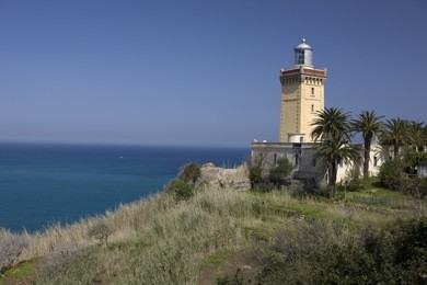 morocco, mediteranian sea. seeside, tangier