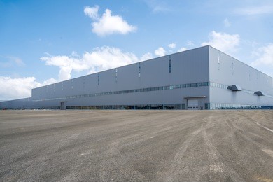 modern factory buildings
