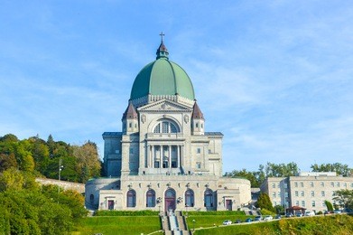 saint joseph's oratory of mount royal located in montreal is canada's largest church