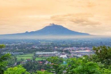 mount merapi jogjakarta (yogyakarta), indonesia
