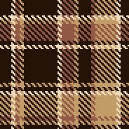 seamless tartan brown abstract pattern