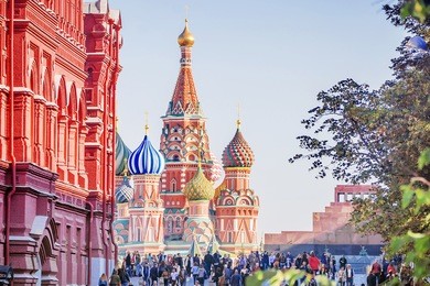 st. basil's cathedral in moscow, russia