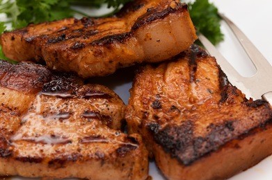 grilled pork