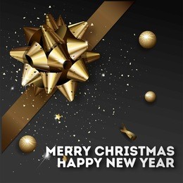 happy new year 2018 greeting card or poster template flyer or invitation design.