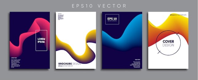 minimal vector cover designs. future poster templates.