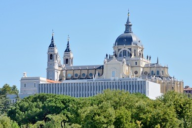 catedral de la almudena, madrid, spain