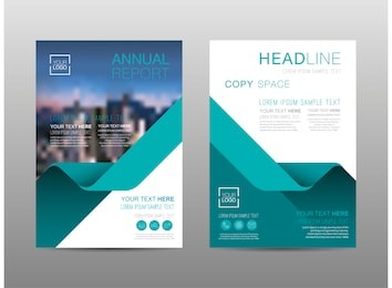 annual report brochure layout design template, leaflet advertising, poster, magazine, business financial for background, empty copy space, flat style vector illustration artwork a4 size.