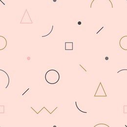 simple geometrical texture. abstract seamless pattern with geometrical shapes and figures.