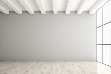 
modern bright interiors empty room. 3d rendering illustration