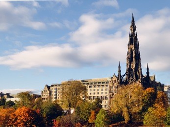 scott monument is a victorian gothic monument to scottish author sir walter scott in edinburgh, scotland, uk.