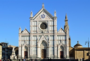 basilica di santa croce (basilica of the holy cross), in florence, italy