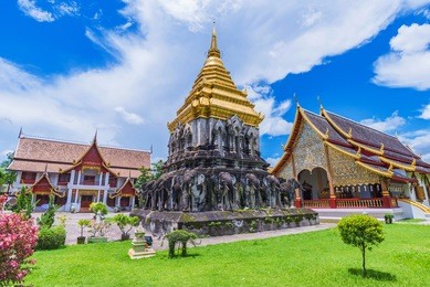 wat chiang man temple in chiang mai