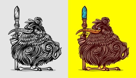 kiwi bird
