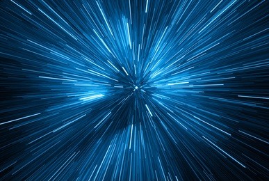 time warp, traveling in space. time dilation, illustration