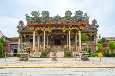 khoo kongsi in penang, malaysia.