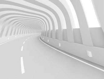 futuristic road background