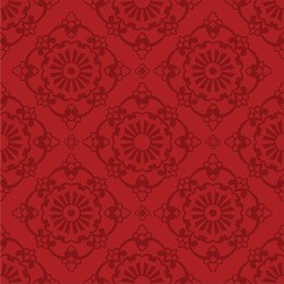 seamless chinese flower pattern. vector illustration