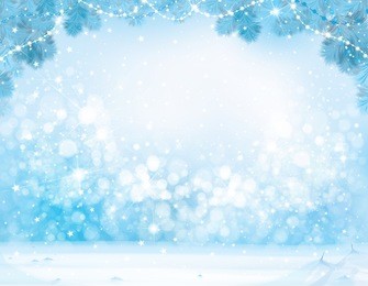 vector blue  christmas, winter  background.