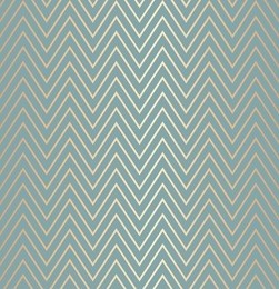 trendy simple seamless zig zag golden geometric pattern on green blue background, vector illustration. wrapping paper zigzag graphic print. repeating line texture. modern minimalistic hipster geometry