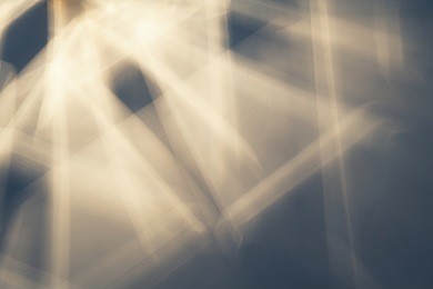 light beams and shadows pattern over ceiling. abstract background photo