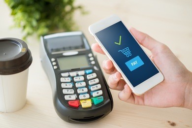 mobile payment ,online shopping concept