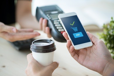 mobile payment ,online shopping concept