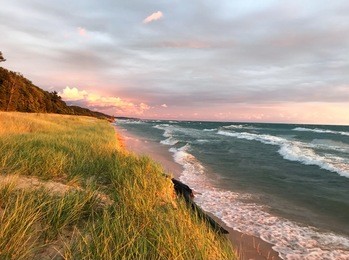 lake michigan evening