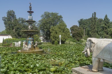 saheliyon-ki-bari (courtyard of the maidens), udaipur, rajasthan, india