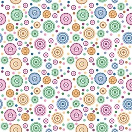 colorful pattern on white background, seamless