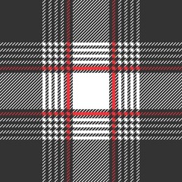 classical textile print with checkers and stripes.  trendy fabric design with english and french motifs. seamless vector pattern with grey, red palette. template for plaids, shirts, suits, dresses.