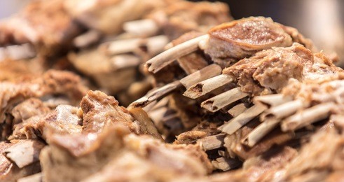 halal street food in muslim quarter, xi'an, china