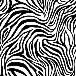 seamless zebra skin pattern. wallpaper with black stripes on white background. zebra stripes hunting camouflage. vector illustration. 