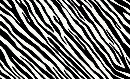 vector illustration of seamless zebra pattern