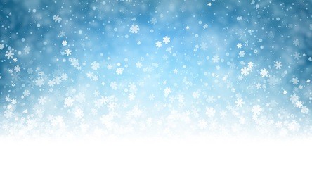 blue shiny winter background with snow. vector illustration.