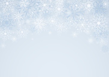 christmas background with snowflakes. greeting card or invitation. merry christmas and a happy new year. element for design.