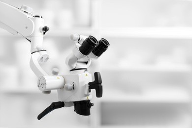 the image of the professional dental endodontic binocular microscope