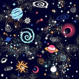 galaxy seamless pattern print could be used for textile, yoga mat, phone case