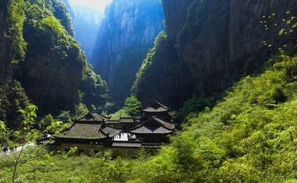 wulong national park, chongqing, china